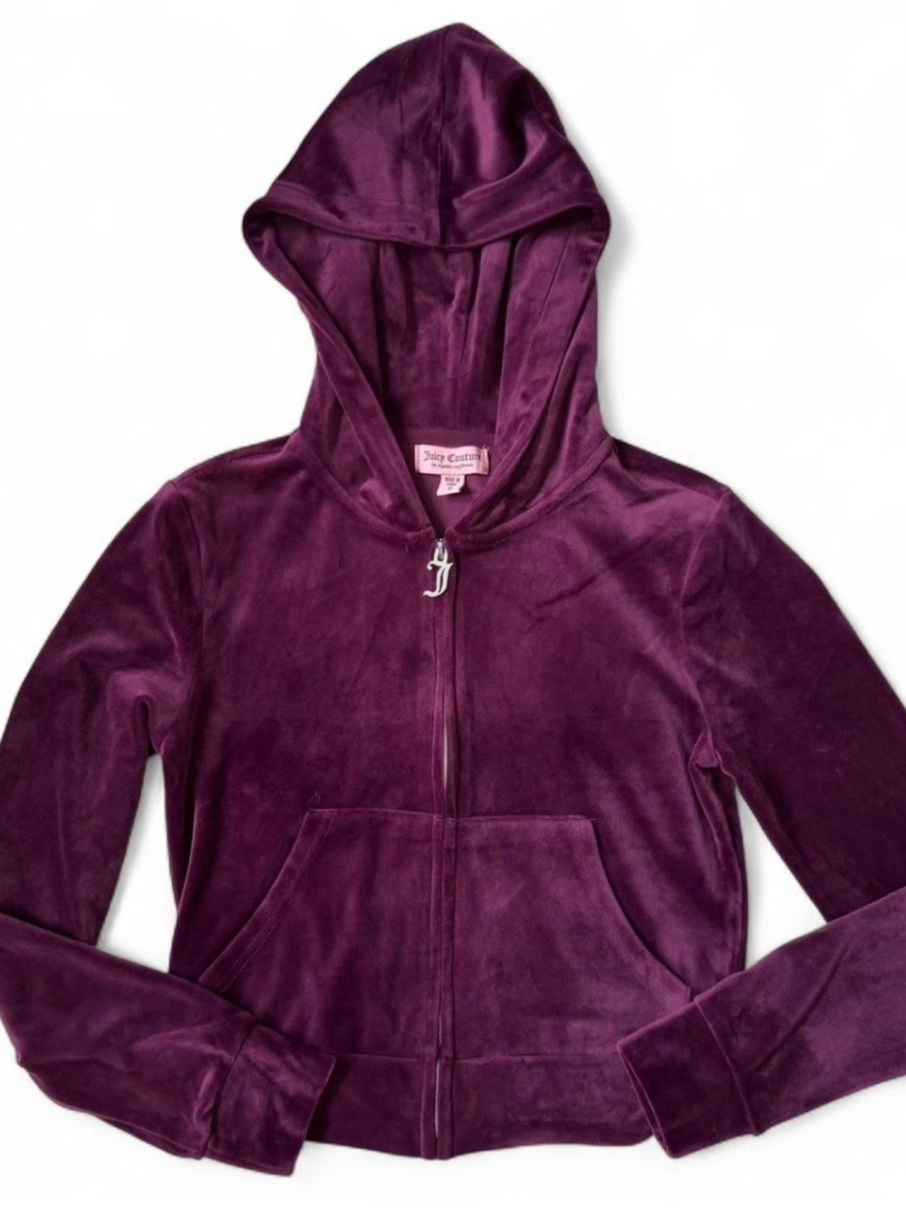 Juicy Couture Purple Velour Zip Hoodie